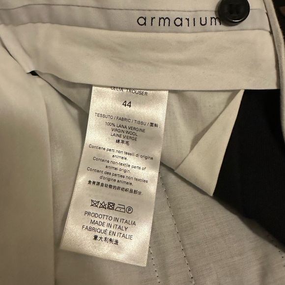 NWT Armarium Celia Wool Trouser Size 44 IT (US 8) - Picture 5 of 5